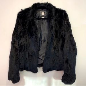 Rabbit fur Jacket, Aqua by Bloomingdale’s